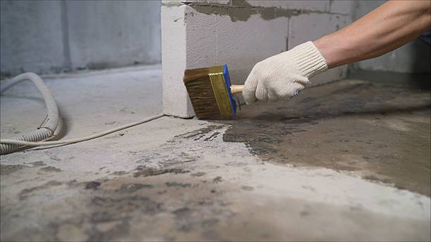 SJ Waterproofing Pros Waterproofing coverage map for Palestine, IL and surrounding area